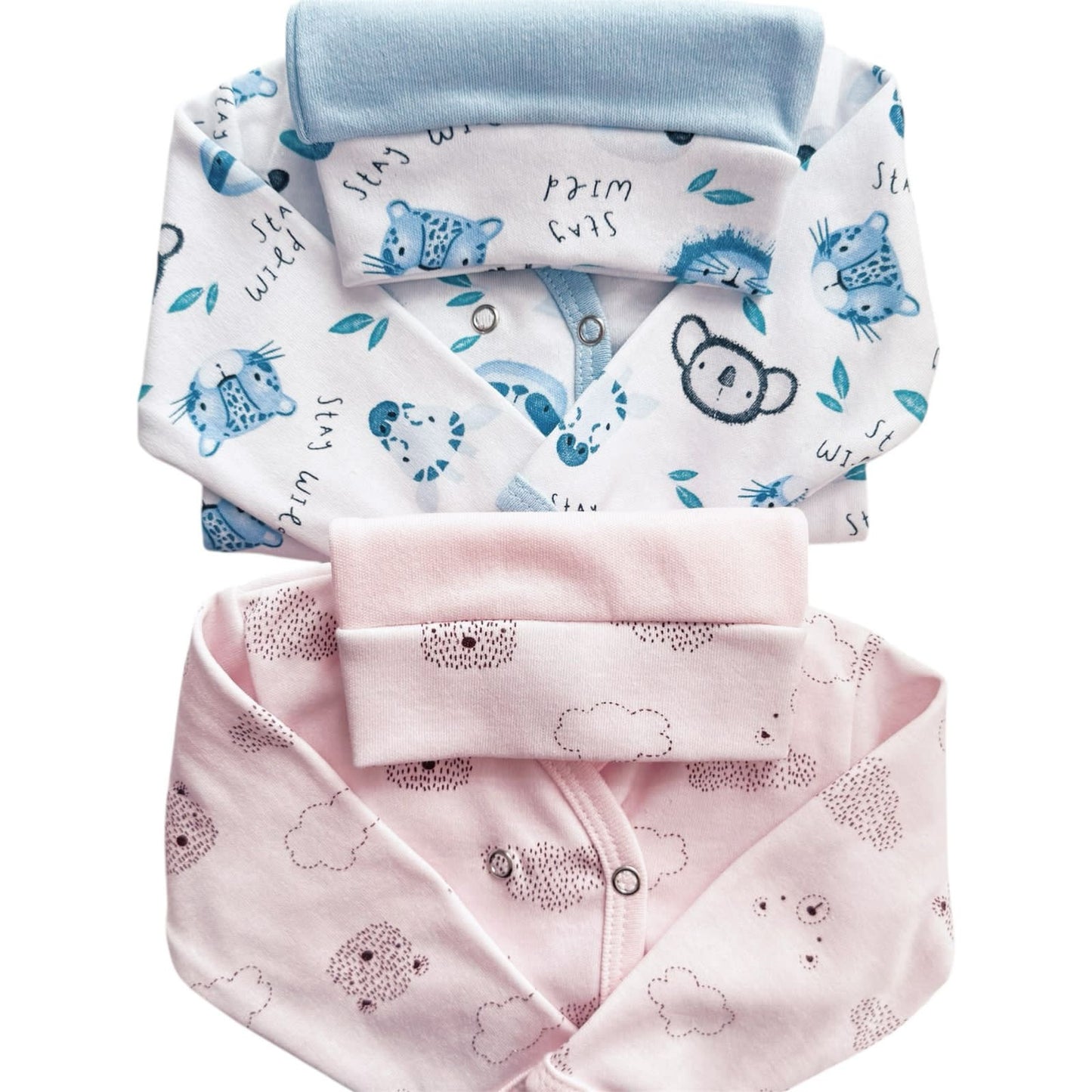 Ajuar 3 piezas Bata Estampado