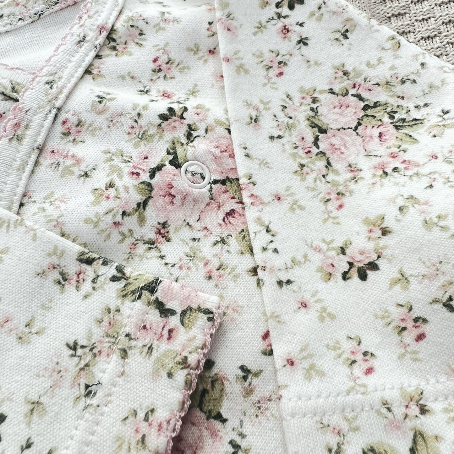 Premium - Ajuar 3 piezas Estampado Floral