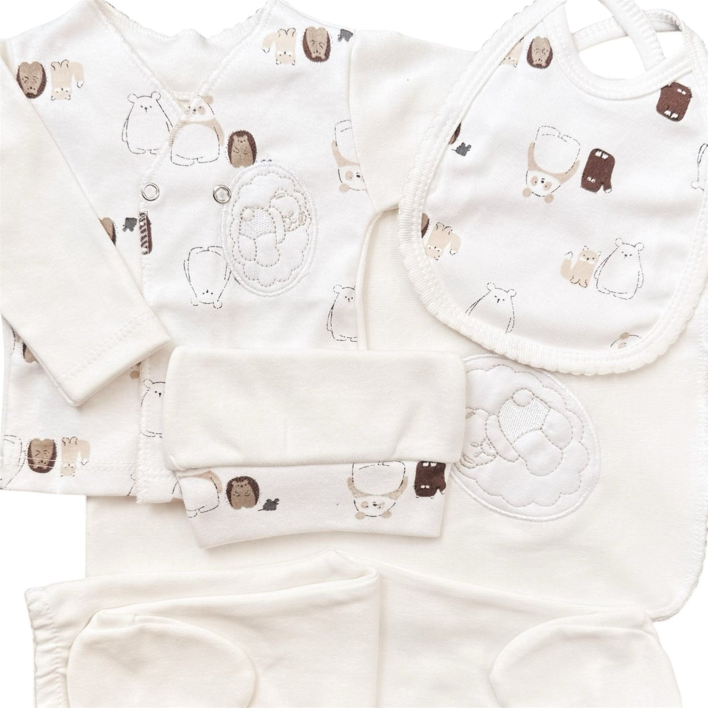 Ajuar 5 piezas Picot Bata