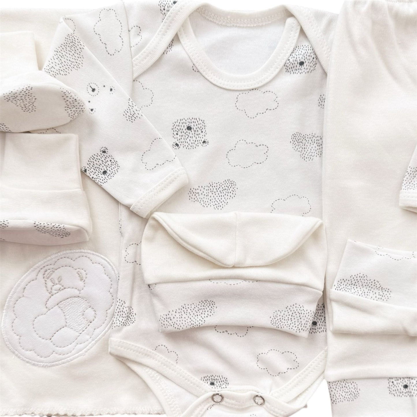 Ajuar 5 piezas Picot Body