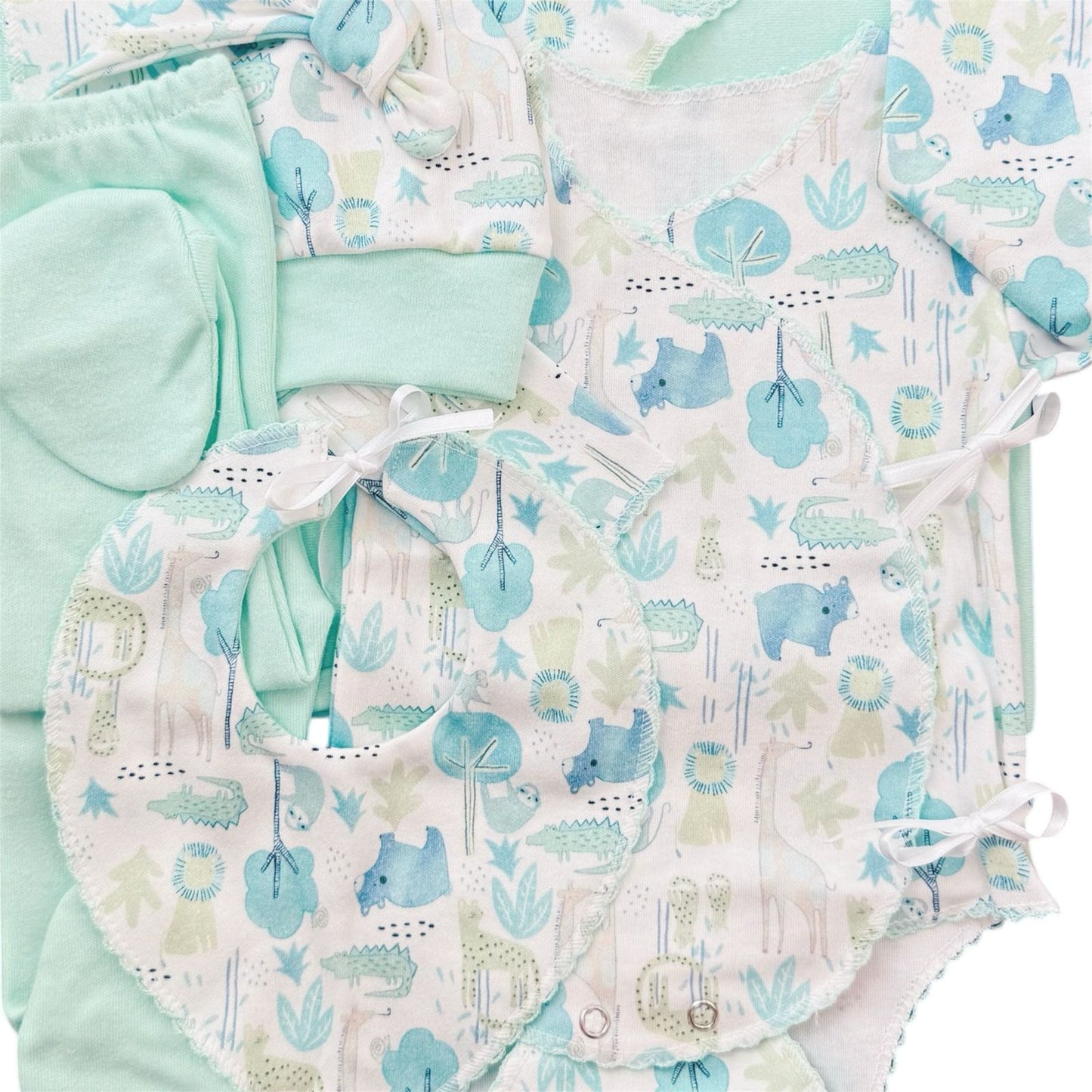 Ajuar 5 piezas Picot Body Cinta