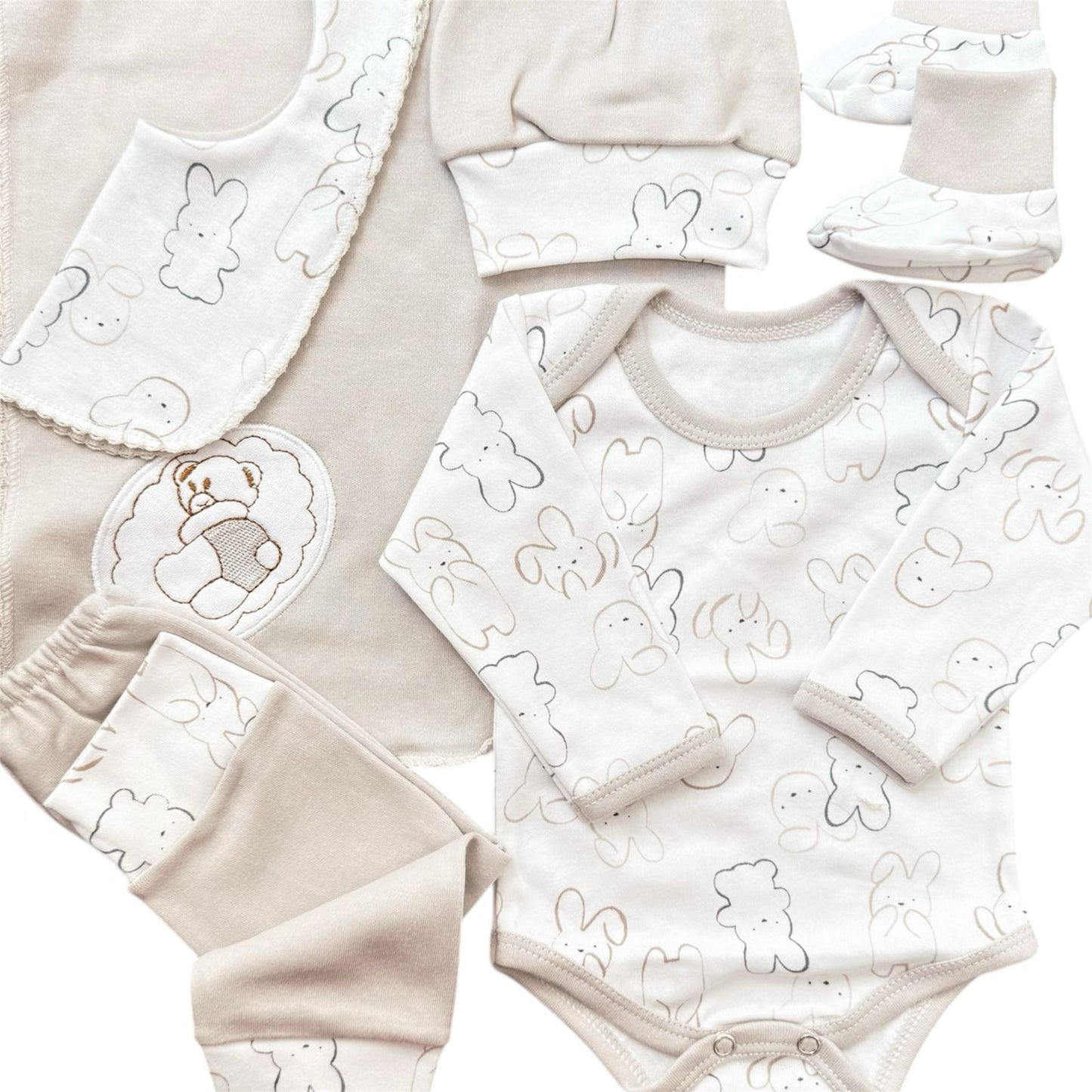 Ajuar 6 piezas Picot Body