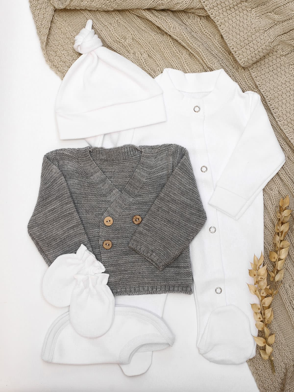 Ajuar Enterito 4 piezas Clínica